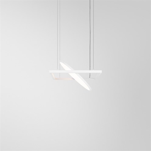 Modular+Geometry Suspended Adjustable 672x672 1x LED 21W 2190lm 2700K CRI>90, rippvalgusti, valge, liiteseadmeta, riputi tellida eraldi